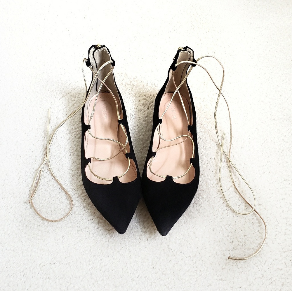 J.Crew Lace Up Flats